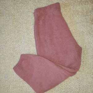 Eddie Bauer Pink Fuzzy Sweatpants
